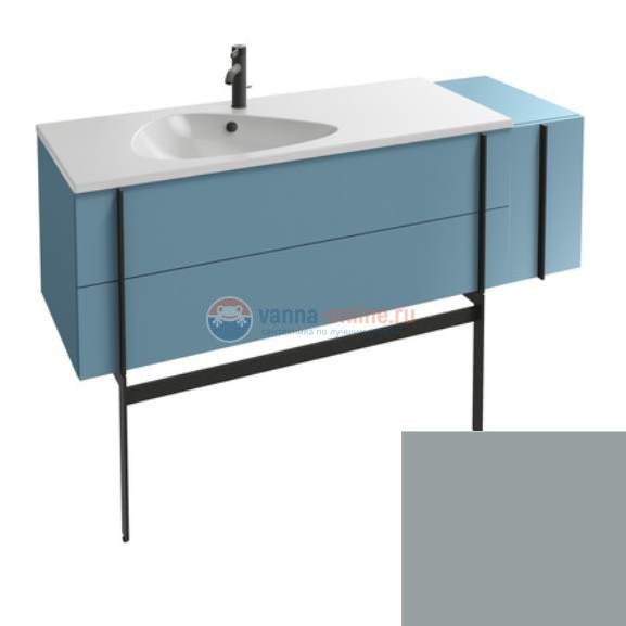 Тумба под раковину Jacob Delafon Nouvelle Vague 145 EB3038-G1G, серый мышиный глянцевый