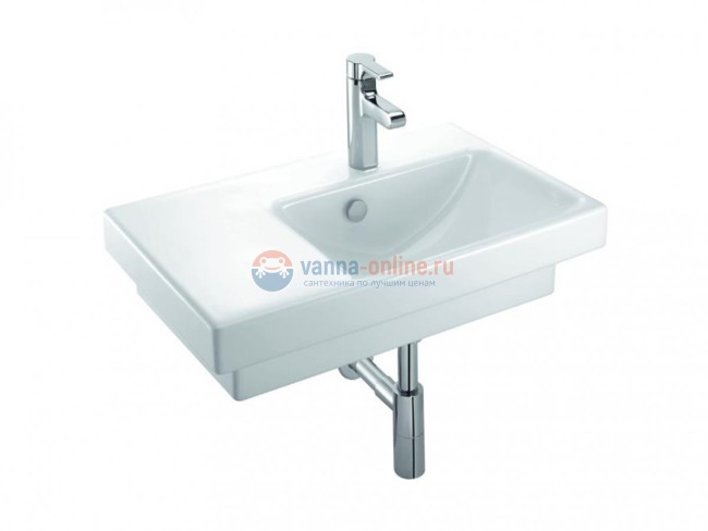 Раковина Jacob Delafon Odeon Up E4758G-00, 65 см с левым клылом