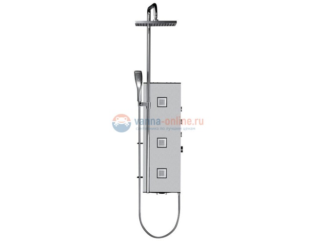 Душевая система Jacob Delafon Water Tiles Tower E3872-185 3 гидромассажные панели