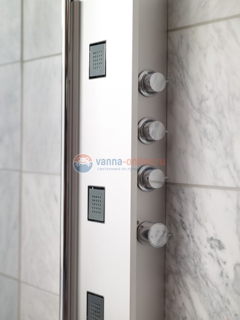 Душевая система Jacob Delafon Water Tiles Tower E3872-185 3 гидромассажные панели