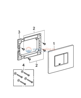 Накладная панель Grohe Skate Cosmopolitan 38776SD0