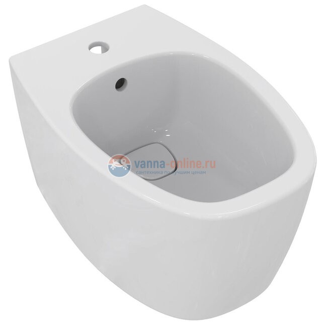 Подвесное биде, с 1-м отверстием под смеситель Ideal Standard DEA T509801 Подвесное биде, с 1-м отверстием под смеситель Ideal Standard DEA T509801