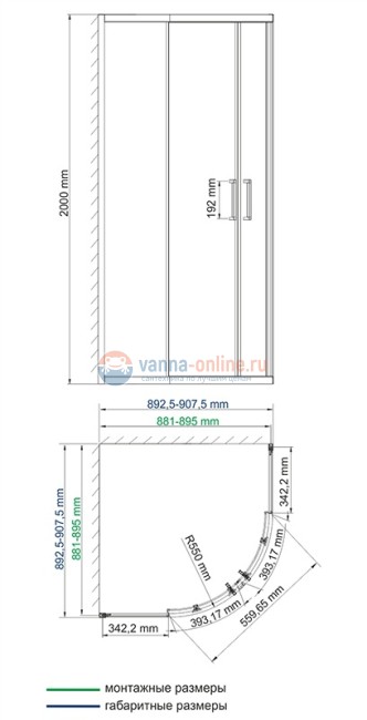 Душевой уголок WasserKRAFT Main 41S, стекло прозрачное, 90 см Душевой уголок WasserKRAFT Main 41S, стекло прозрачное, 90 см