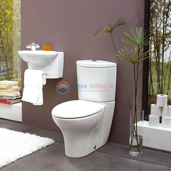 Напольный унитаз Jacob Delafon Presquile, крышка микролифт, 19077-00/E1425-00