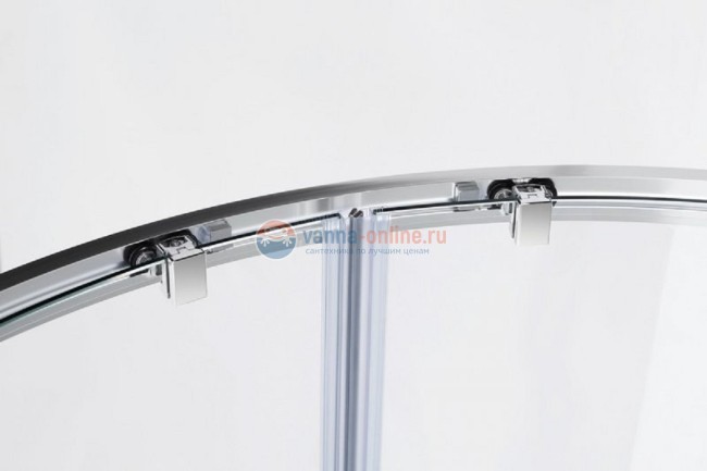 Душевой уголок Cezares Molveno-R-1-100-C-Cr-IV, 100 х 100 см, стекло прозрачное, хром