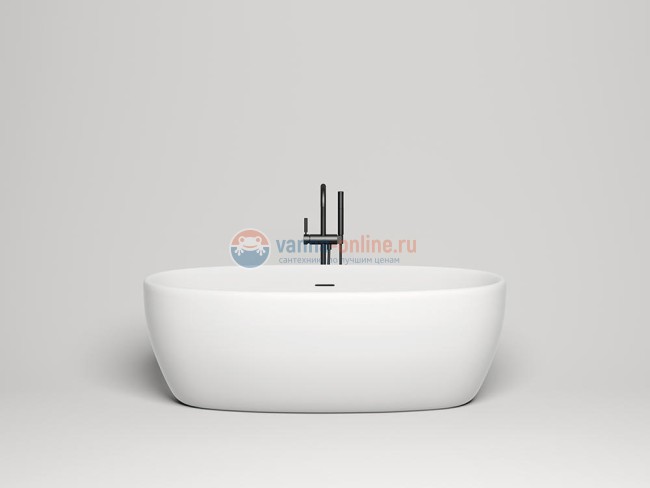 Ванна Salini Luce 176 х 85 x 58 см, из материала Solix, белая матовая 100121M Ванна Salini Luce 176 х 85 x 58 см, из материала Solix, белая матовая 100121M