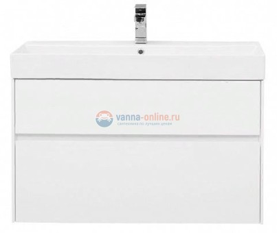 Тумба под раковину Aquanet Бруклин 100 00203961, цвет- белый Тумба под раковину Aquanet Бруклин 100 00203961, цвет- белый