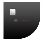 Душевой поддон Riho Basel 451 90 x 90 см DC981700000000S акриловый, четверть круга, цвет черный матовый
