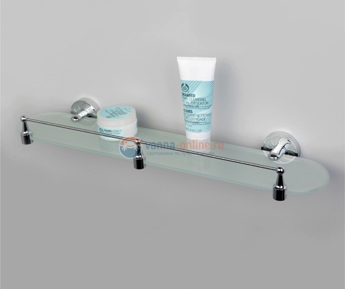 Полка стеклянная WasserKRAFT Isen K-4044 Полка стеклянная WasserKRAFT Isen K-4044