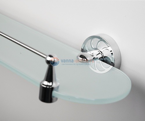 Полка стеклянная WasserKRAFT Isen K-4044 Полка стеклянная WasserKRAFT Isen K-4044