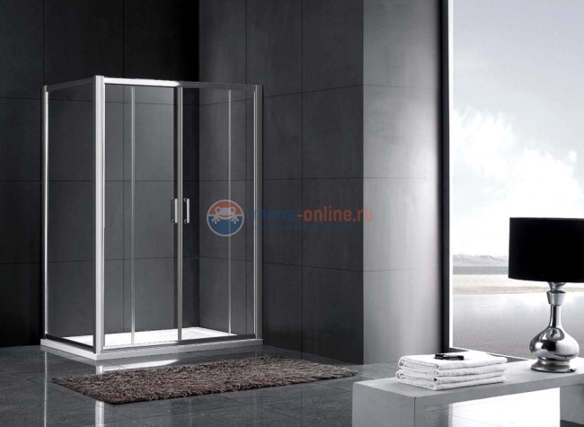 Душевой уголок Gemy Victoria S30192D-A85, 180 х 85 х 190 см, стекло прозрачное