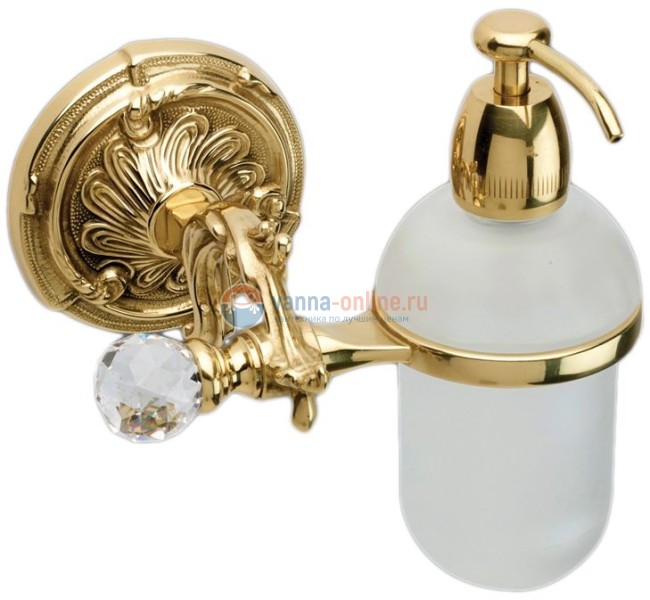 Дозатор мыла Art&Max Barocco Crystal AM-1788-Do-Ant-C, античное золото Дозатор мыла Art&Max Barocco Crystal AM-1788-Do-Ant-C, античное золото
