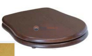 Сиденье Kerasan Retro 108740 Soft-Close, орех/золото