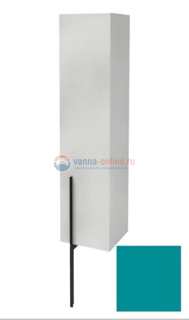 Пенал Jacob Delafon Nouvelle Vague 35 см, EB3047D-G78, цвет бирюзовый глянцевый, правый