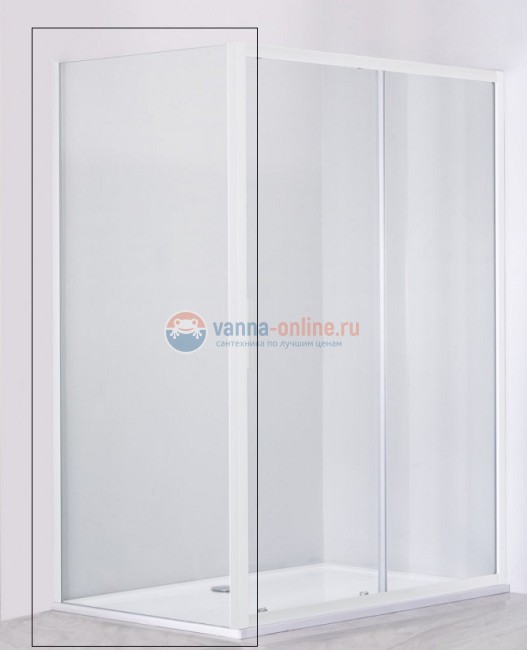 Универсальная боковая панель Cezares Relax RELAX-80-FIX-P-Bi, 80 х 185 см, стекло рифлёное, цвет профиля белый Универсальная боковая панель Cezares Relax RELAX-80-FIX-P-Bi, 80 х 185 см, стекло рифлёное, цвет профиля белый