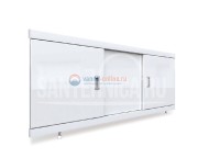 Экран под ванну Emmy Виктория 130, подрезной, белый