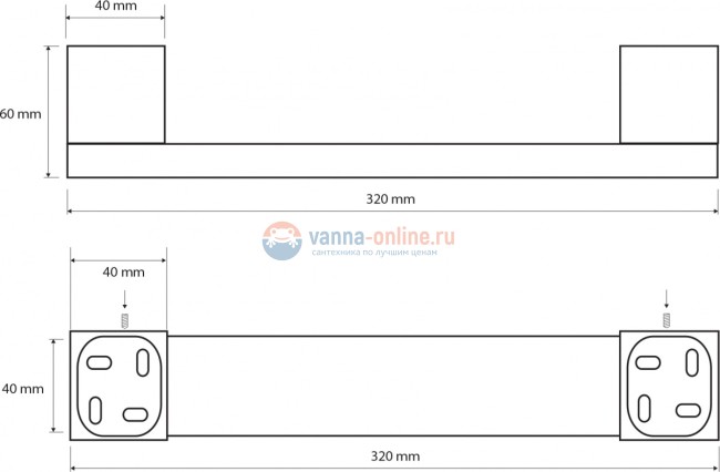 Поручень Bemeta Via 135007072