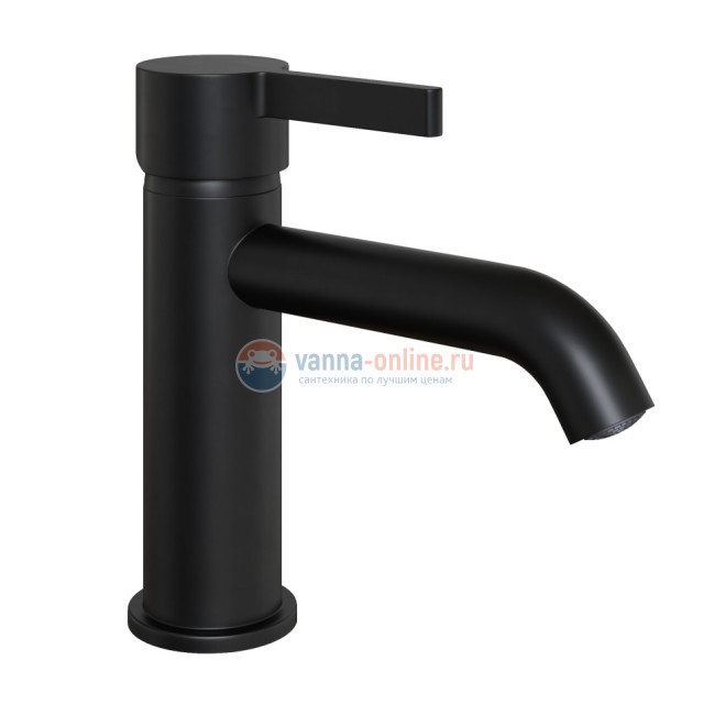 Смеситель для раковины Paini Brera без донного клапана, черный матовый PVD Смеситель для раковины Paini Brera без донного клапана, черный матовый PVD