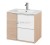 Тумба под раковину Акватон Бостон 60, 1A240001BN010, дуб эврика, белый глянец (1A240001BN010) Тумба под раковину Акватон Бостон 60, 1A240001BN010, дуб эврика, белый глянец (1A240001BN010)