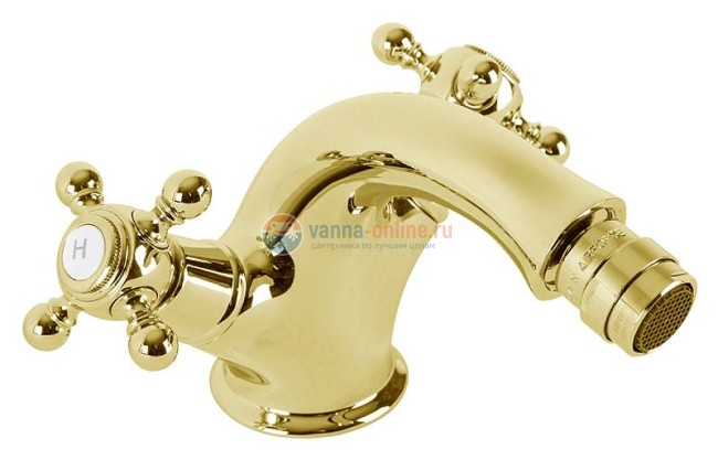 Смеситель Cezares GOLF-BS1-03/24 для биде, золото Смеситель Cezares GOLF-BS1-03/24 для биде, золото