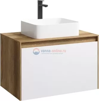 Корпус тумбы под раковину Aqwella Mobi MOB0108DB 80 см, дуб балтийский Корпус тумбы под раковину Aqwella Mobi MOB0108DB 80 см, дуб балтийский