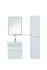 Тумба с раковиной Aquanet Nova Lite 60, 2 ящика, белый глянец