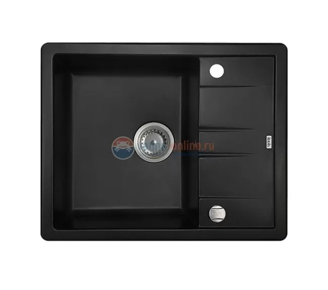 Кухонная мойка Iddis Vane G V06B621i87 62 x 50 x 22.7 см, Granucryl, 1 чаша, черный