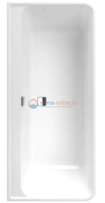 Ванна Villeroy&Boch Collaro UBA180COR9CS00VN01, 180 x 80 см, белый alpin/Black Matt