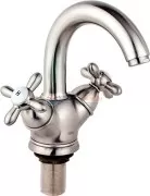 Смеситель для раковины Timo Ritz 0141FN silver Смеситель для раковины Timo Ritz 0141FN silver