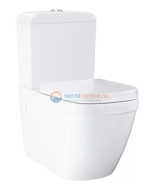 Напольный унитаз Grohe Euro Ceramic 39338000/39332000, безободковый