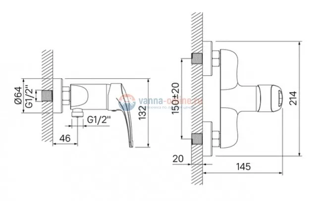 Смеситель Iddis Carlow Plus CRPSB00i03WA для душа, хром Смеситель Iddis Carlow Plus CRPSB00i03WA для душа, хром