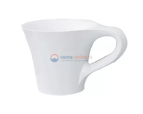 Раковина ArtCeram Cup OSL005 01, 00, накладная, цвет - белый, 69 х 50 х 43 см