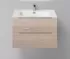 Тумба с раковиной BelBagno Etna ETNA-700-2C-SO-RG-P, 70 см, подвесная, цвет (rovere grigio)