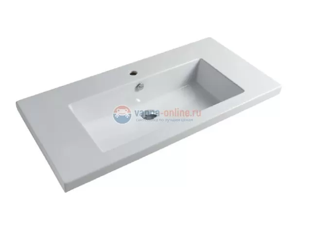 Раковина ArtCeram Gap 106 GPL001 01; 00, накладная/встраиваемая сверху, 106 х 51 х 20 см