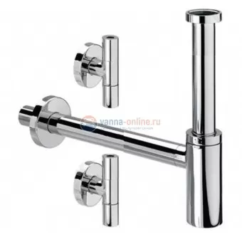 Бутылочный сифон Viega Комплект Eleganta 3 492489 для раковин и биде Бутылочный сифон Viega Комплект Eleganta 3 492489 для раковин и биде