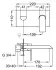 Смеситель для раковины Cezares Furore FURORE-BLS2-01-W0