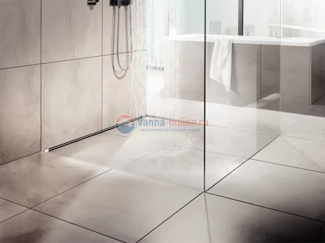 Душевой лоток Viega Advantix Vario 736736, пристенный, подрезной