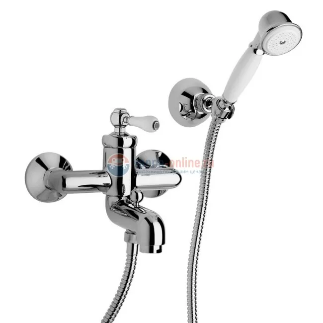 Смеситель для ванны Jacuzzi Rubinetteria Tosca 0TO00003JA00 с аксессуаром