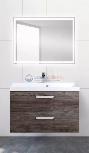 Тумба под раковину BelBagno Aurora AURORA-800-2C-SO-PP подвесная (2 ящ.)