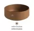Раковина ArtCeram Cognac COL005 19; 00, накладная, цвет - ombra bruciata, 68 х 35 х 15 см