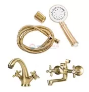 Комплект смесителей Agger Retro A1931188, бронза