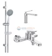 Комплект смесителей Agger Beauty A2631100, хром