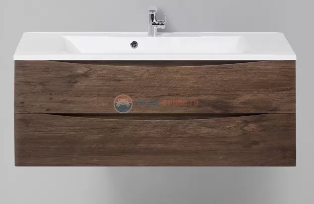 Тумба под раковину BelBagno Marino MARINO-1200-2C-SO-RW-P, 120 см, Rovere Moro - темно-коричневый