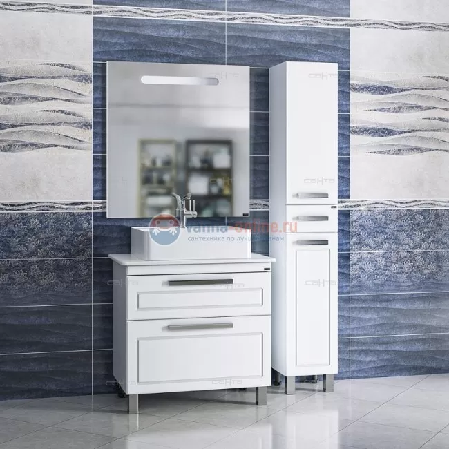 Шкаф-пенал СаНта Нептун 30, 530001, универсальной установки