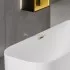 Квариловая ванна Villeroy&Boch Finion 170 x 70 см UBQ177FIN7A200V101, фурнитура шампань