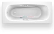 Стальная ванна BLB Anatomica B75L HG 170 х 75 см, с отв. для ручек, с шумоизоляцией