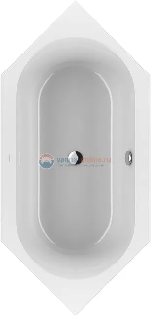 Акриловая ванна Villeroy&Boch Loop&Friends 190 x 90 UBA199LFO6V-01, внутри овал