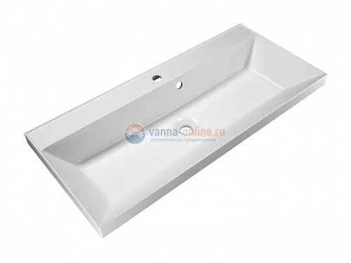 Раковина BelBagno Luce 100 см BB1000AB