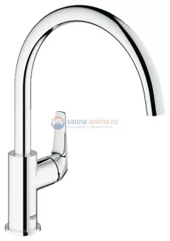 Смеситель для кухонной мойки Grohe BauFlow 31230000 с поворотным изливом