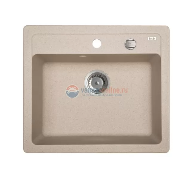 Кухонная мойка Iddis Vane G V03P571i87 57 x 50 x 22.7 см, Granucryl, 1 чаша, бежевый (песок)